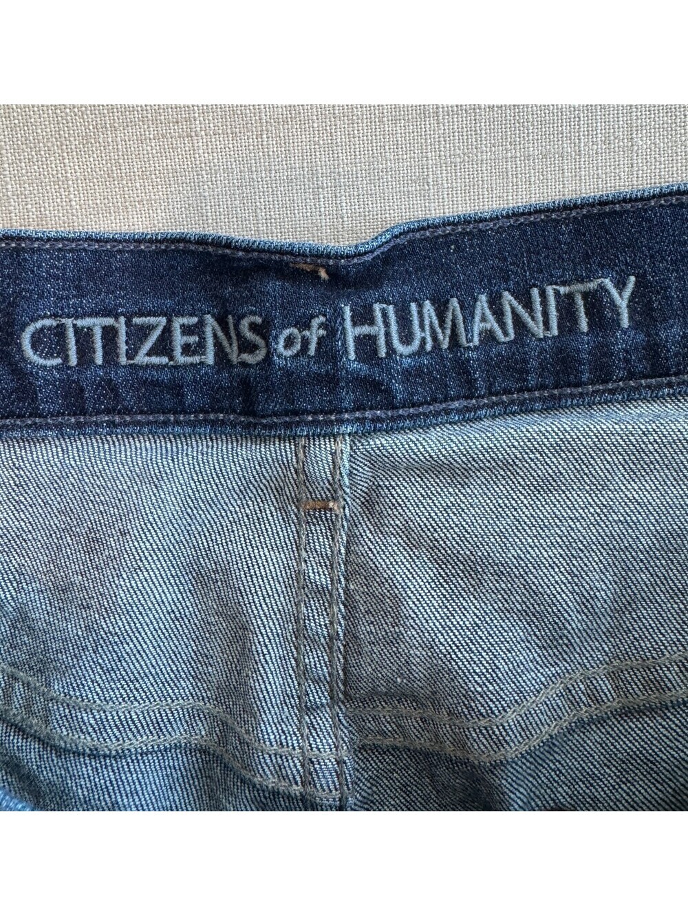 Citizens of Humanity Maternity Denim Shorts Size 32 Premium Jeans - Picture 5 of 5